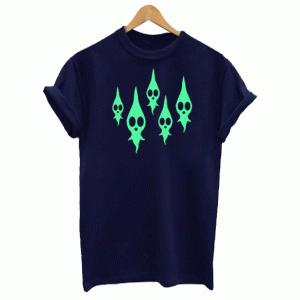 Dead Pikmin Inspired Glow in the Dark Tee Shirt