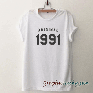 27th birthday 1991 party tee shirt