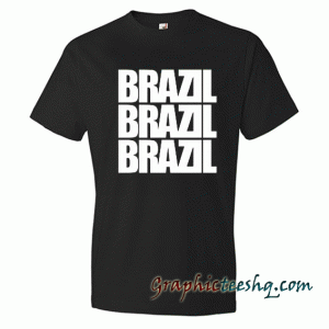 Brazil Three Words tee shirt