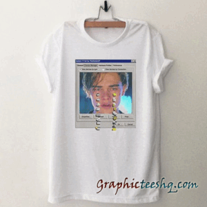 Crying Leonardo MS-DOS tee shirt