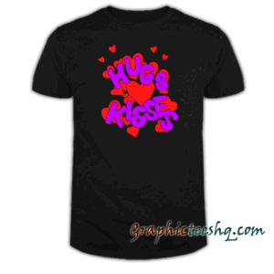 Hugs and Kisses-Valentine Day tee shirt