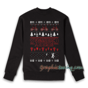 Merry Christmas The Upside Down Ugly Christmas Women's Crewneck Sweatshirt