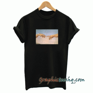 Michelangelo Hand Of God tee shirt