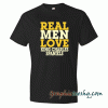 REAL MEN LOVE King Charles Spaniel tee shirt