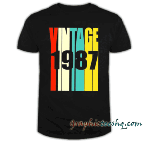 Retro Vintage 1987 tee shirt