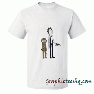 Rick And Morty Star Wars tee shirt