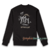 The Mr. Est. 2017 Wedding Gift Men's Crewneck Sweatshirt