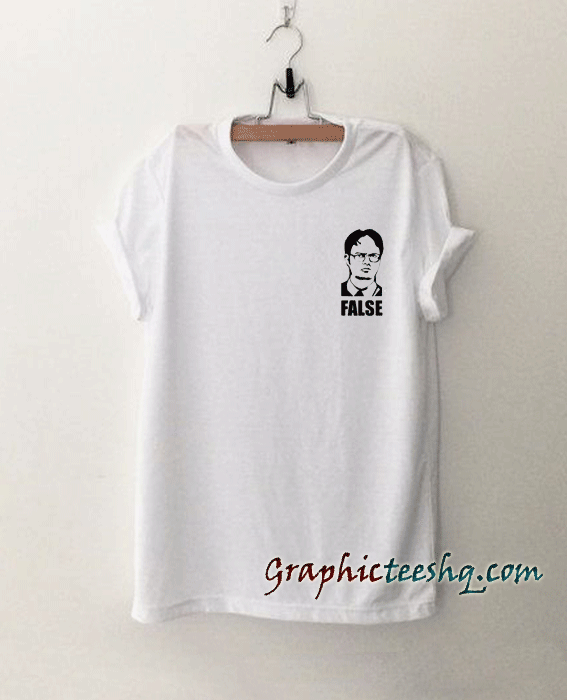 The Office Dwight Schrute False tee shirt The Office Dwight Schrute False tee shirt