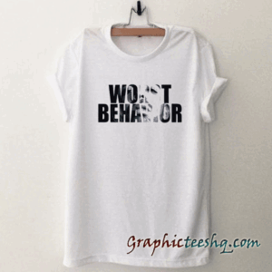 Drake worst behavior tee shirt