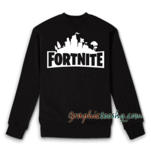 Fortnite Art Title Black Sweatshirt