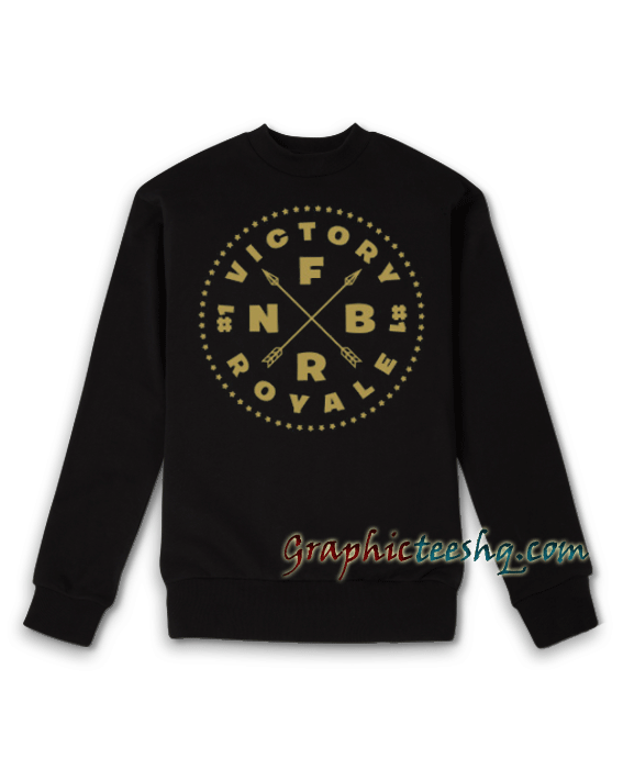 Fortnite Battle Royale-Victory Royale Badge Gold Sweatshirt Fortnite Battle Royale-Victory Royale Badge Gold Sweatshirt