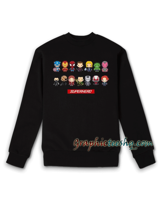 Marvel Heroes-Men Sweatshirt Marvel Heroes-Men Sweatshirt