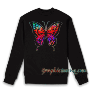 Psychedelic Butterfly Sweatshirt