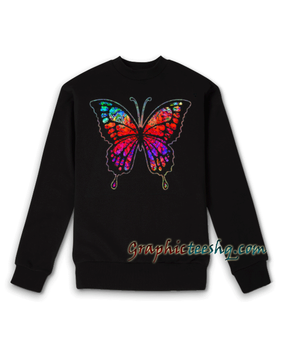 Psychedelic Butterfly Sweatshirt Psychedelic Butterfly Sweatshirt