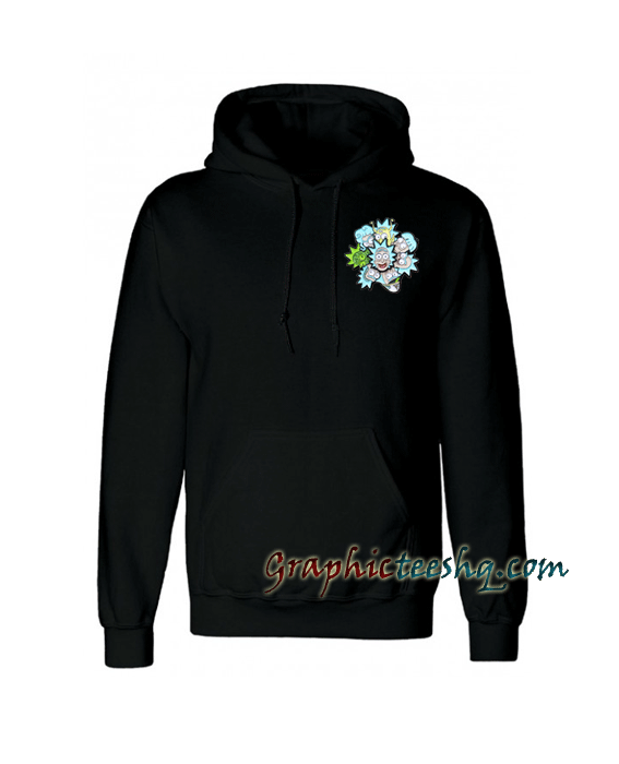 Rick Sanchez Vs. The Rickstaverse Enamel Pin Hoodie Rick Sanchez Vs. The Rickstaverse Enamel Pin Hoodie