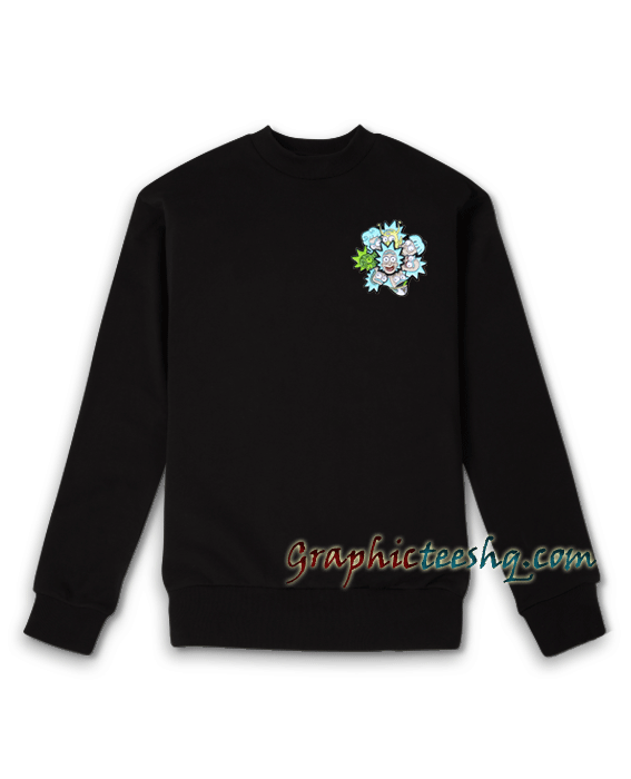 Rick Sanchez Vs. The Rickstaverse Enamel Pin Sweatshirt Rick Sanchez Vs. The Rickstaverse Enamel Pin Sweatshirt
