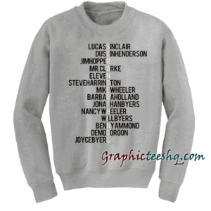 Stranger Things Name New Unisex Sweatshirt