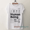 human being tee shirt