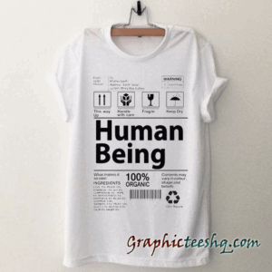 human being tee shirt