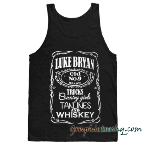 luke bryan whiskey Adult Tank top