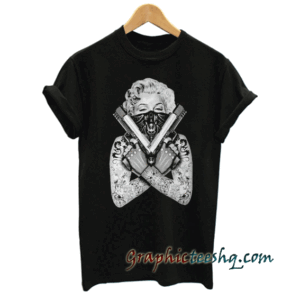 marilyn monroe gangster tee shirt