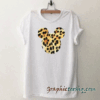 Mickey mouse cheetah tee shirt