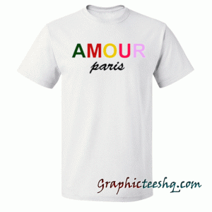 Amour Paris tee shirt