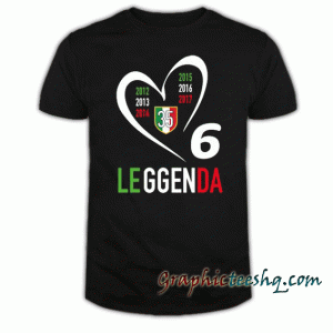 Campioni D'ITALIA! 6 LEGGENDA tee shirt
