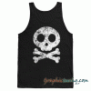 Cute Skull and Cross Bones-Distressed Tank top