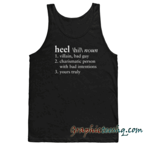 Heel Dictionary Tank top