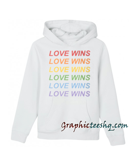 Love Wins Unisex Hoodie Love Wins Unisex Hoodie