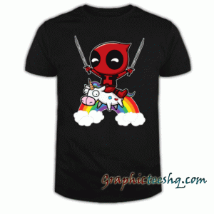 Riding a Unicorn tee shirt