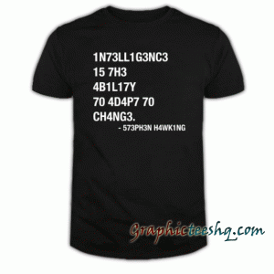 Stephen Hawking tee shirt