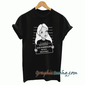 alice in wonderland tee shirt