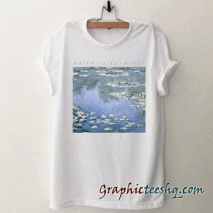 water lilies monet tee shirt