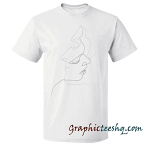 Close on white tee shirt