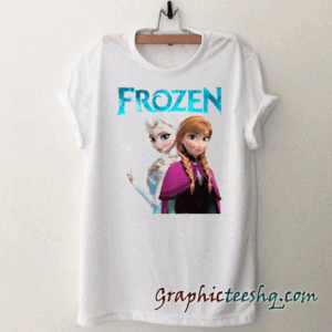 FROZEN-princess anna and elsa Unisex tee shirt