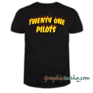 Flame Style Twenty One Pilots tee shirt