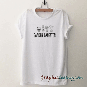 Garden Gangster-Womens Graphic tee shirt