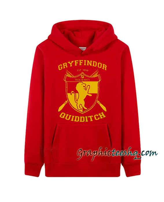 Gryffindor Quidditch Crest Unisex Hoodie Gryffindor Quidditch Crest Unisex Hoodie