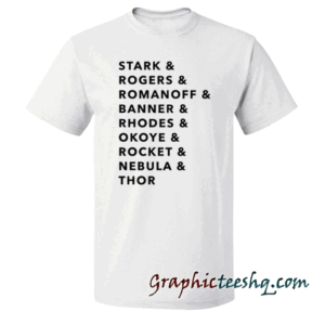 ...Infinity Heroes tee shirt