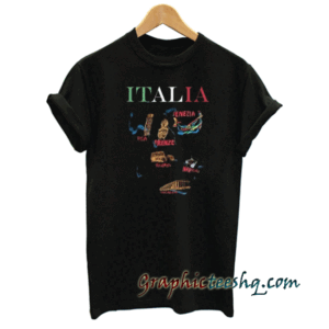 Italia Tour Places tee shirt