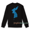 Korean Peninsula Map Sweatshirt
