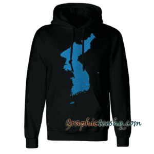 Korean Peninsula Map Hoodie