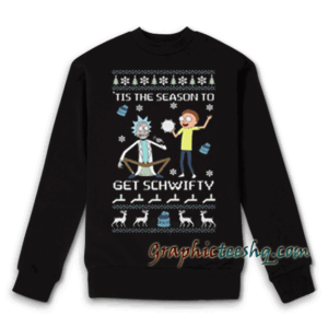 Rick And Morty Ugly Christmas Sweatshirt