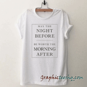 The Night Before tee shirt