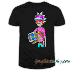 Vaporwave Rick tee shirt