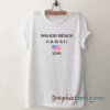 Waikiki Beach Hawaii USA tee shirt