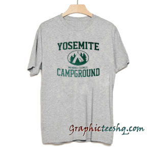 Yosemite Campground Unisex tee shirt