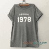 40th birthday gifts for her 1978 birthday tee shirt